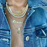 Old English Year Necklace