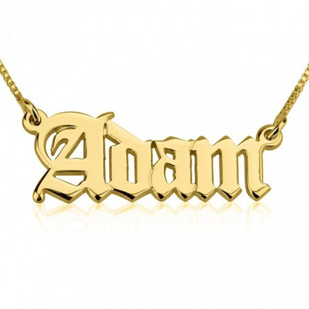 Old English Year Necklace