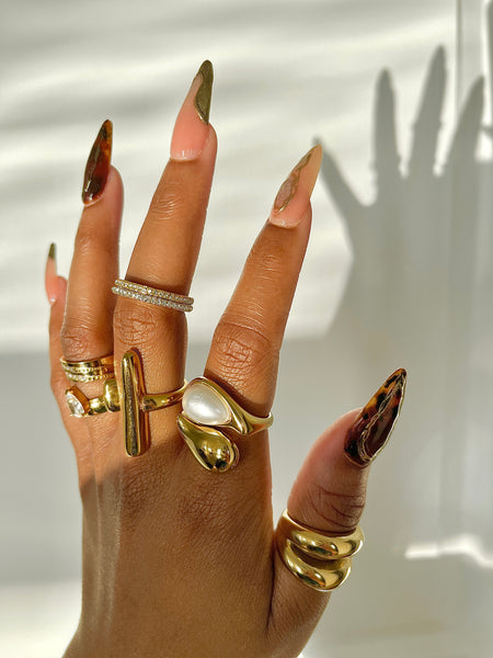 Girls Love Pearls Ring