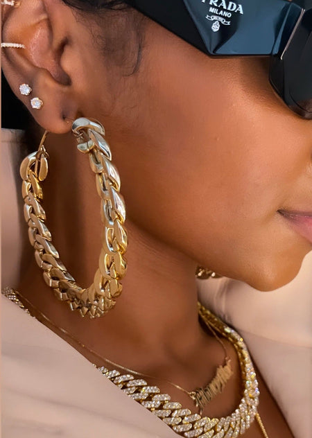 CZ Diamond Stud Earrings