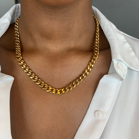 24K GOLD PLATED ADAM NECKLACE