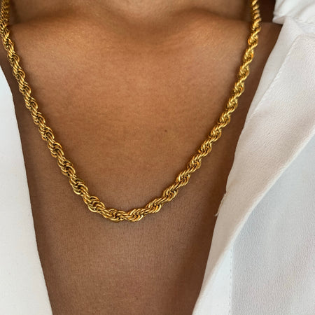 Mixed Emotions Cuban Link Necklace (Reversible)